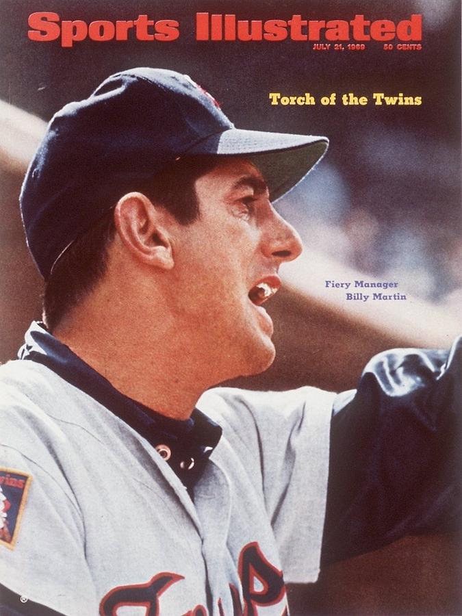 Minnesota Twins Manager Billy Martin Sports Illustrated Cover Photograph by Sports Illustrated