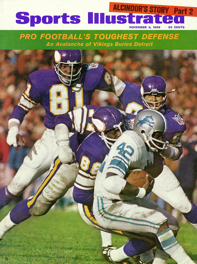 Minnesota Vikings Defense Sports Illustrated Cover by Sports Illustrated