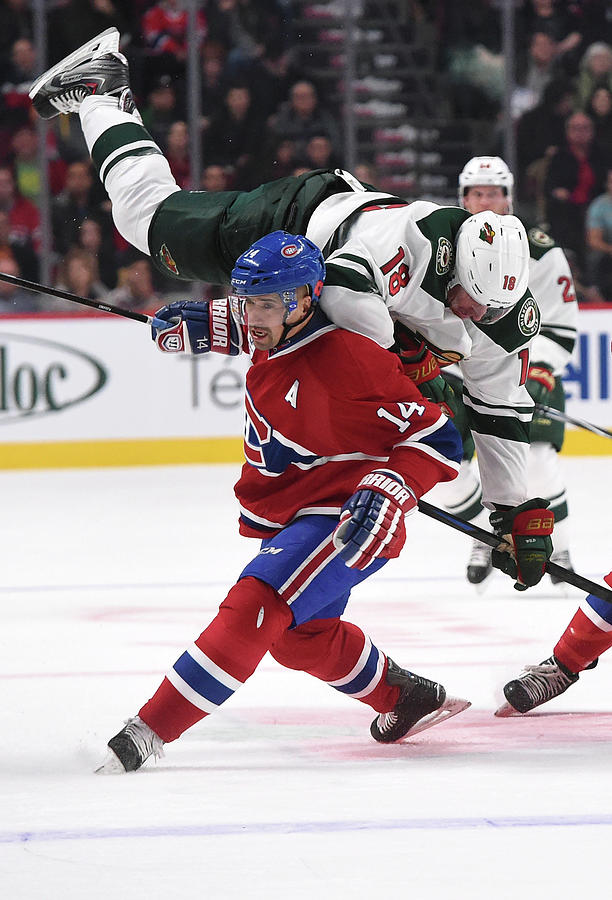 Montreal Canadiens Photograph - Minnesota Wild V Montreal Canadiens by Francois Lacasse