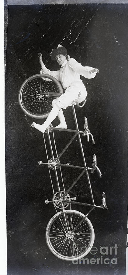 Minnie Kaufman Performing Tricks Photograph by Bettmann