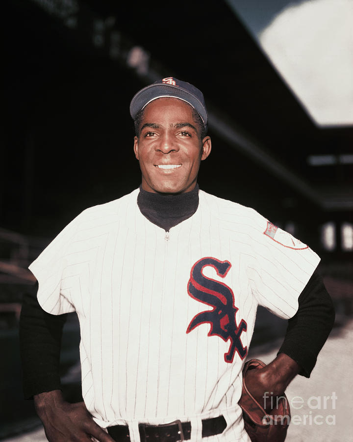 Chicago White Sox Photograph - Minnie Minoso Posing For Camera by Bettmann