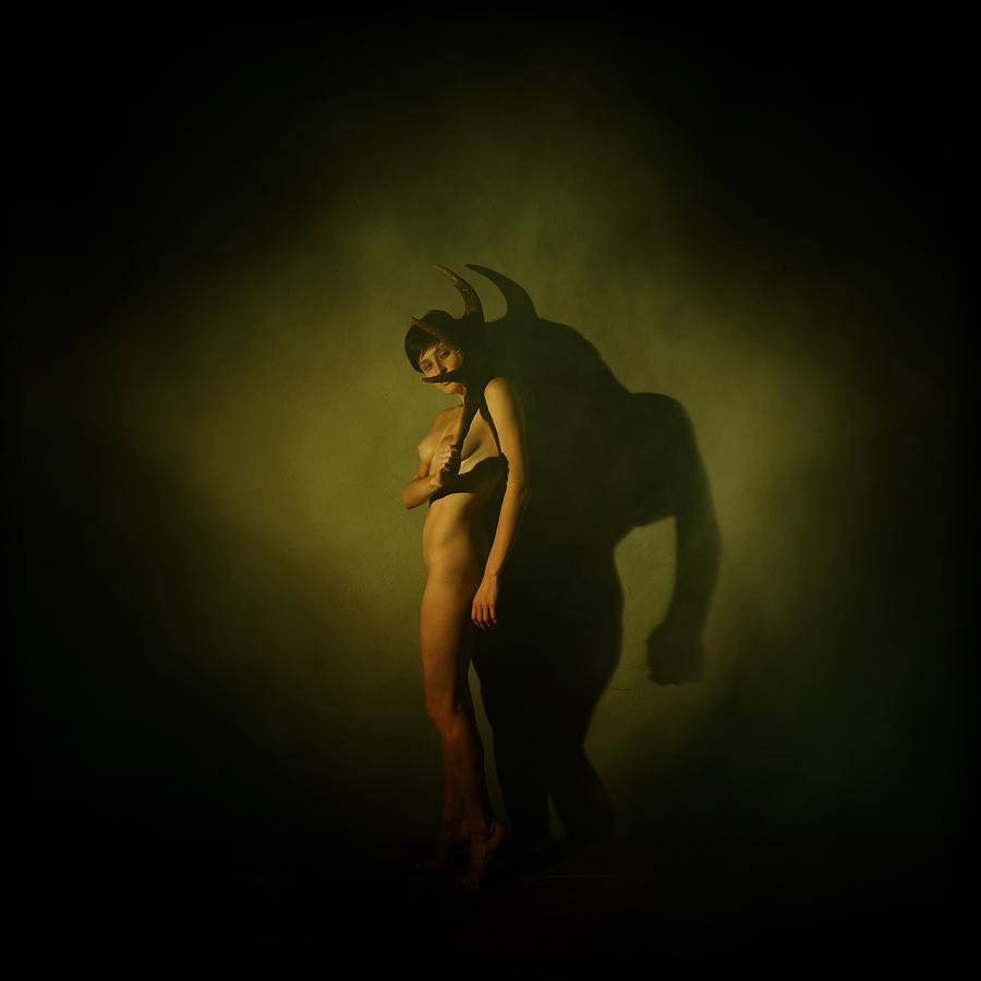 Nude Photograph - Minotaur by Yaroslav Vasiliev-apostol