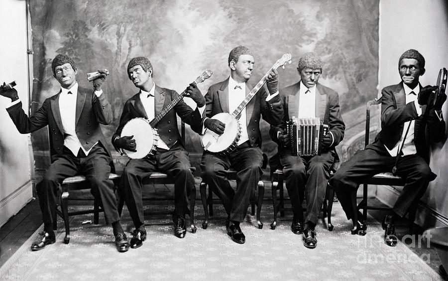 Minstrel Group Of Edward Le Roy Rice Photograph by Bettmann