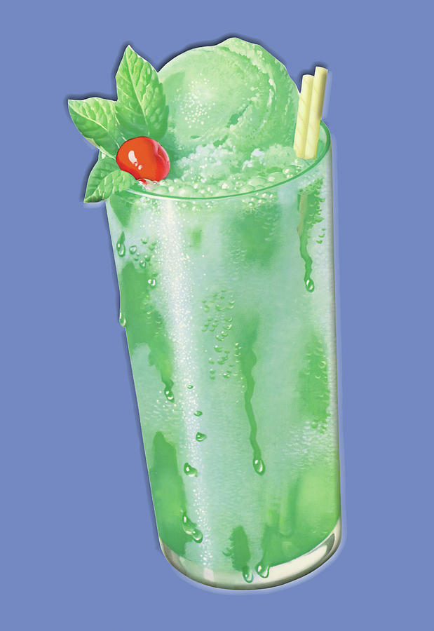 Mint Float Painting by Unknown
