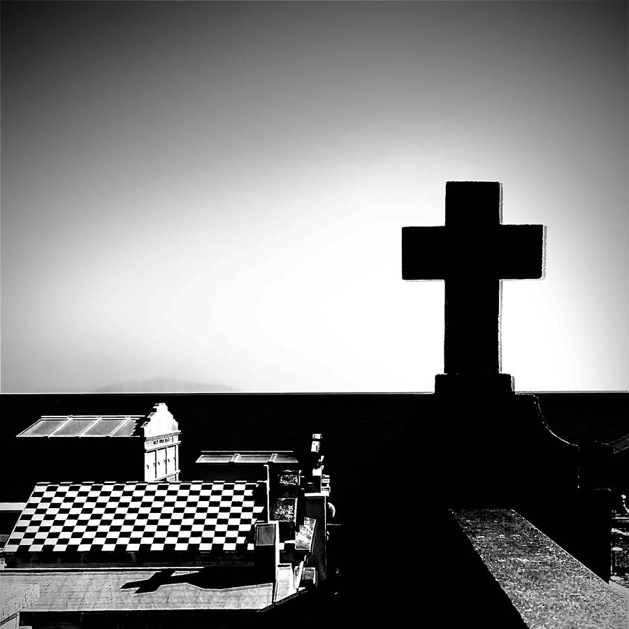 Landscape Photograph - Miomo\s Cemetery (corsica) by Nadia Galy