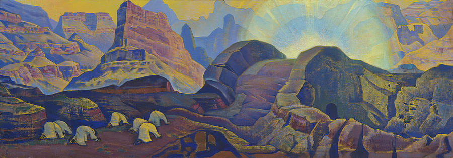 1923
                                                          Painting -
                                                          Miracle by
                                                          Nicholas
                                                          Roerich