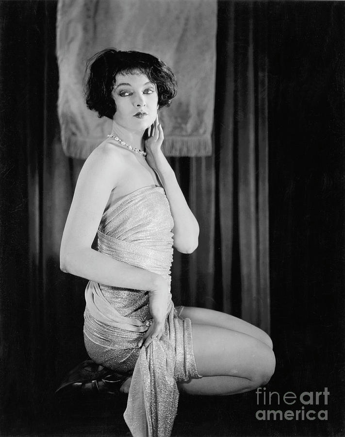 Vintage Photograph - Mirna Loy 1920 by Unknown