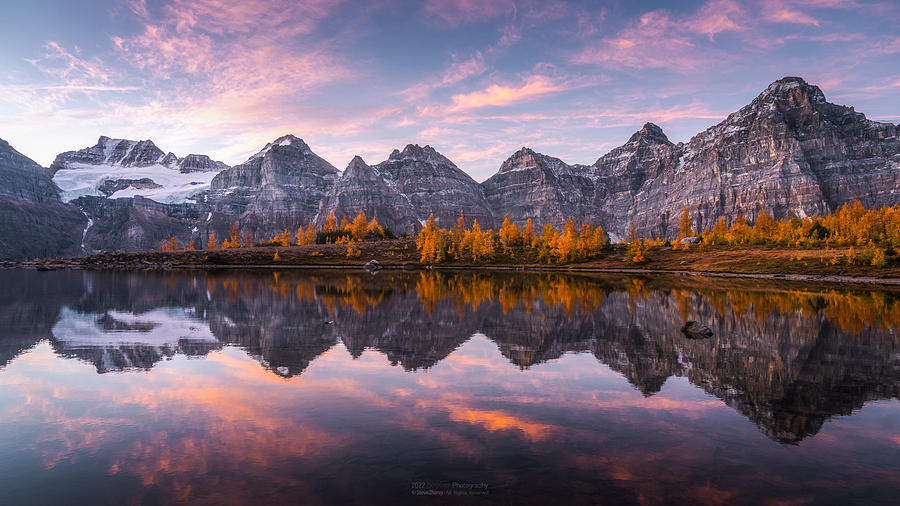 Mirror In Banff Photograph by Steve Zhang