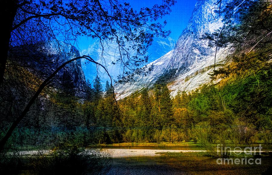 Mirror Lake Mixed Media Yosemite  Photograph by Chuck Kuhn