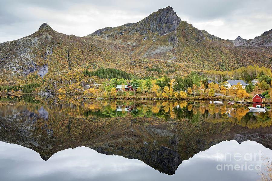 Mirror Lake Svolvaervannet Photograph by Eva Lechner