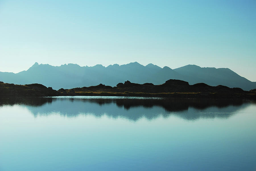Mirror Mountain Lake Photograph by Maya Karkalicheva