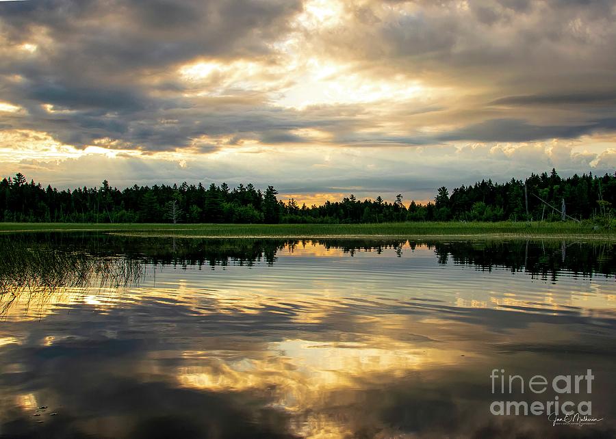 Mirror Reflection - Allagash, Maine Photograph