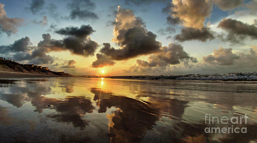 Mirrored Beach Photograph by DJA Images