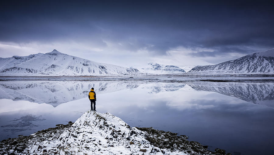 Mirrored Grundafjordur Photograph by Andrea Auf Dem Brinke