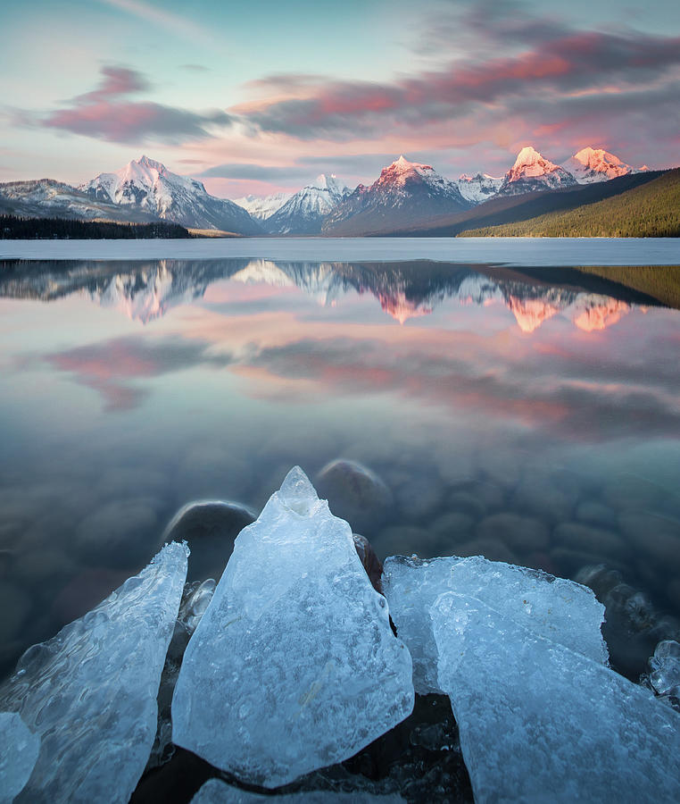 Mirrored Reflection / Lake McDonald, Glacier National Park by Nicholas Parker Mirrored Reflection / Lake McDonald, Glacier National Park by Nicholas Parker