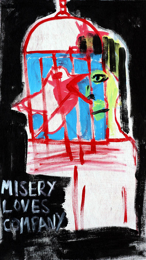 Misery Loves Company Painting by Edgeworth Johnstone