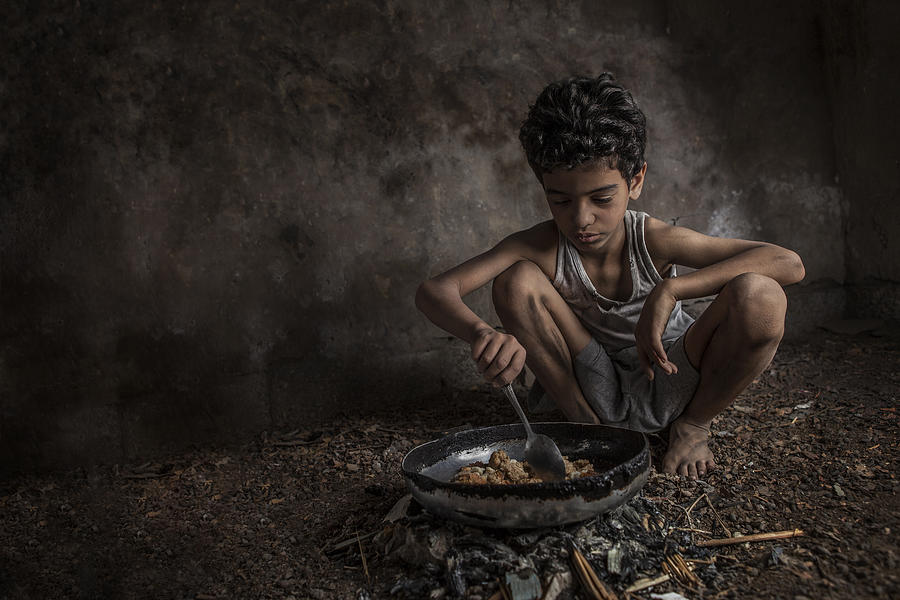 Misery Photograph by Zuhair Al Shammaa