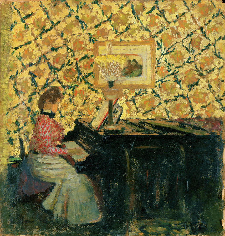 Misia at the Piano - Digital Remastered Edition Painting by Edouard Vuillard