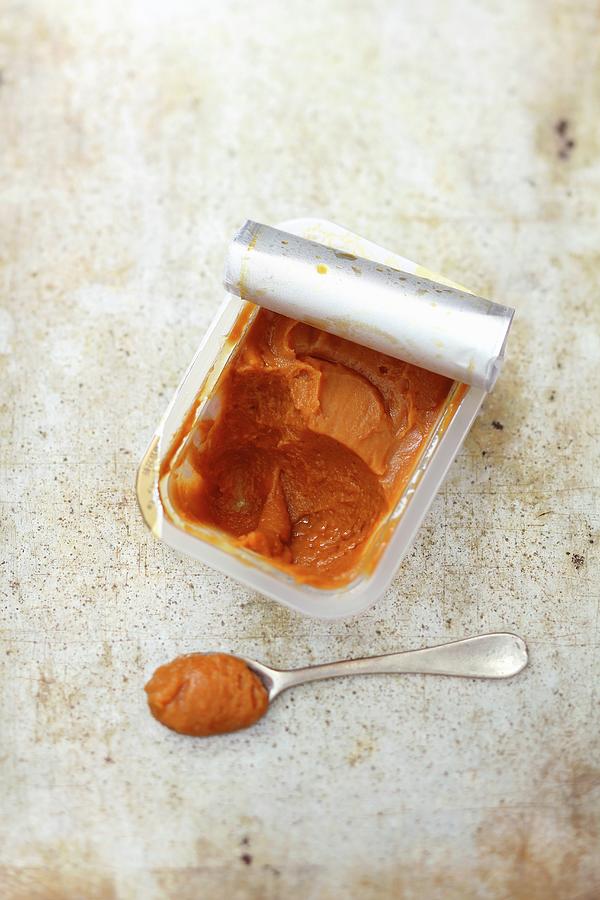 Miso Paste In A Plastic Container Photograph by Rua Castilho