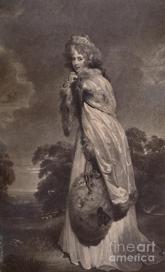 Miss Elizabeth Farren Afterwards Drawing by Print Collector