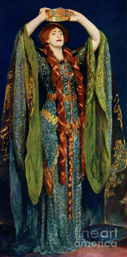 Miss Ellen Terry As Lady Macbeth, 1906 Drawing by Print Collector