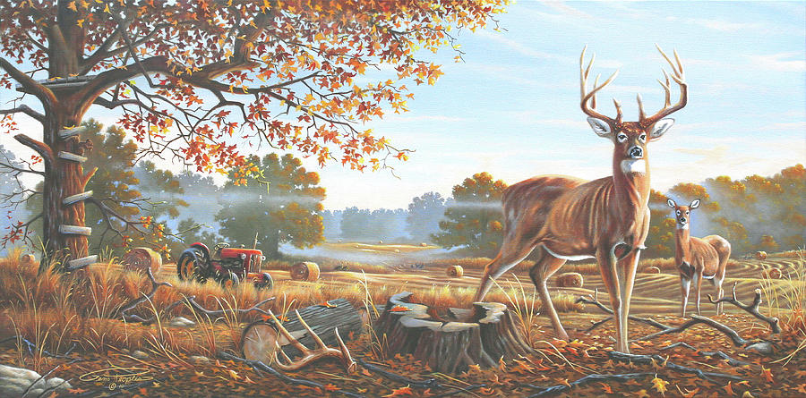 Deer Painting - Missed Opportunity by Geno Peoples