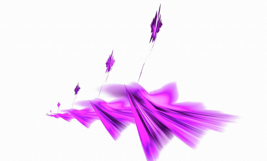 Missile Command Purple Digital Art by Don Northup