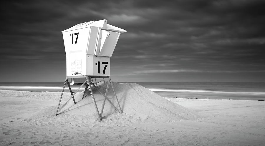 San Diego Photograph - Mission Beach Lifeguard Tower Seventeen by William Dunigan