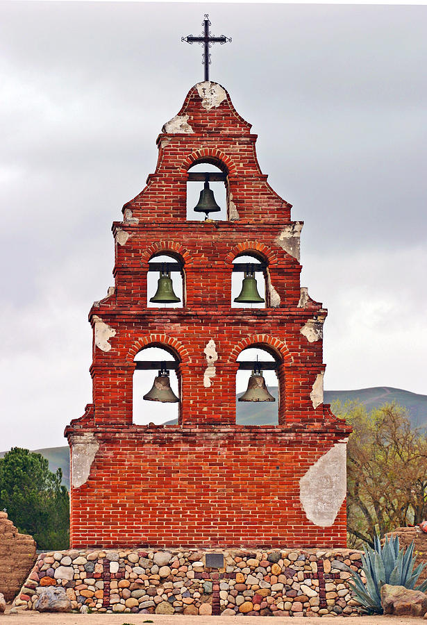 Mission Bell Tower Photograph
