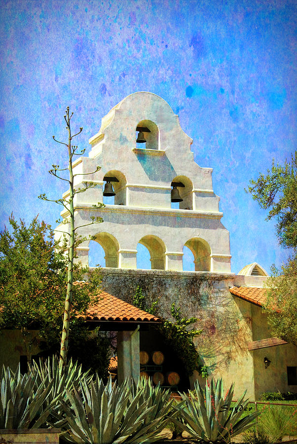 Mission Bells at Bridlewood Winery Santa Ynez Photograph by Floyd Snyder