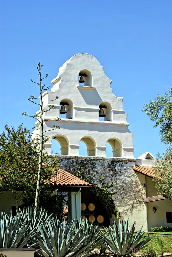 Mission Bells at Bridlewood Winery Santa Ynez II Photograph by Floyd Snyder