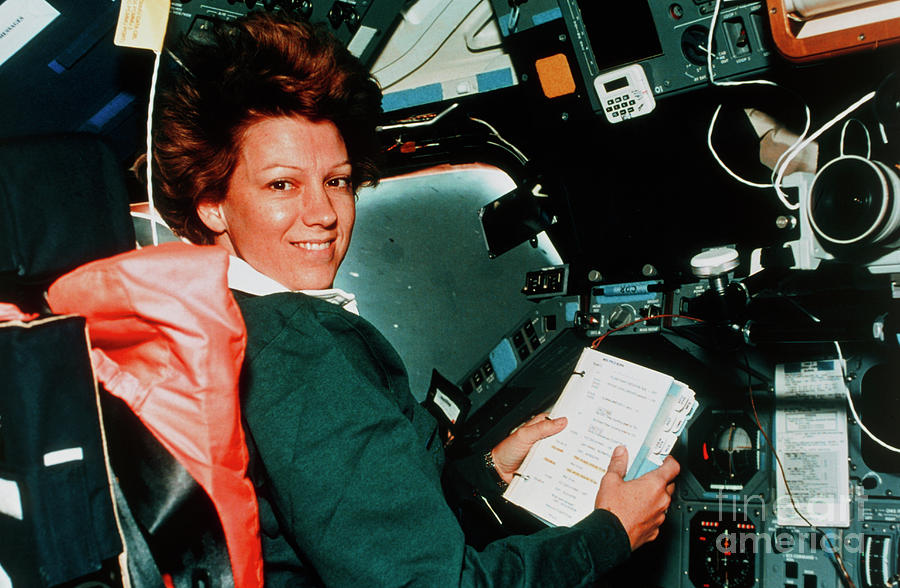 Mission Commander Eileen M. Collins On Sts-093 Photograph by Nasa/science Photo Library