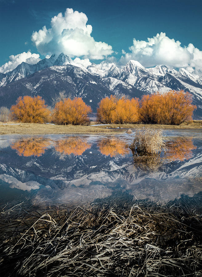 Mission Mountains Spring Reflection / Mission Mountains, Montana by Nicholas Parker Mission Mountains Spring Reflection / Mission Mountains, Montana by Nicholas Parker