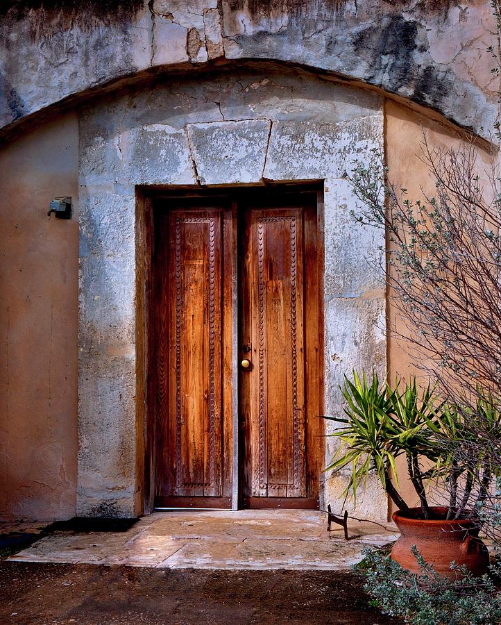 Mission San Juan Door Photograph by Harriet Feagin