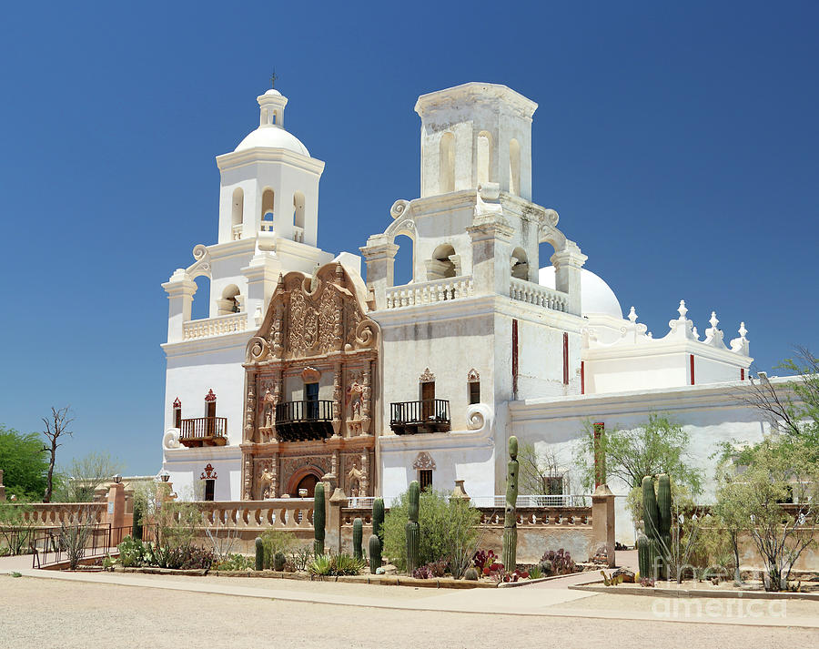 Mission San Xavier Del Bac 2 Photograph By John Wijsman Pixels   Mission San Xavier Del Bac 2 John Wijsman 