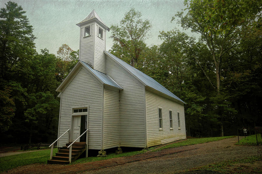 Missionary Baptist Church Cades Cove Photograph by Judy Vincent - Pixels