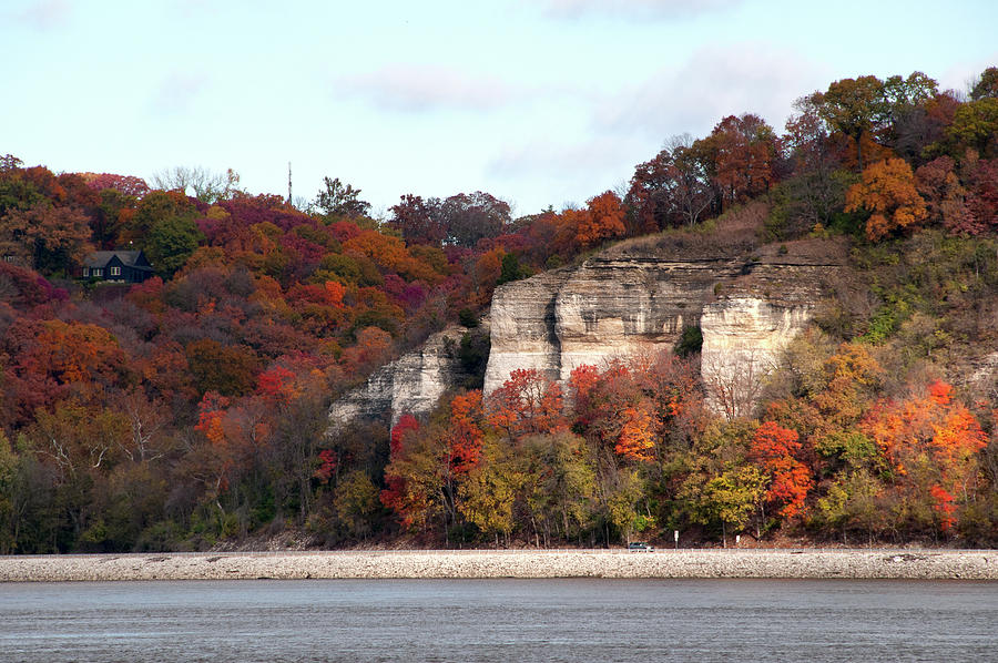 Mississippi River Bluff Photograph