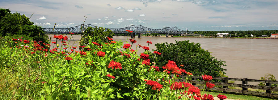 Mississippi River, Natchez, Ms Digital Art by Claudia Uripos