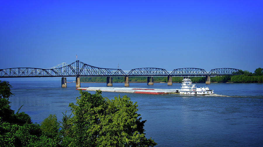 Mississippi River Tug Photograph by George Taylor