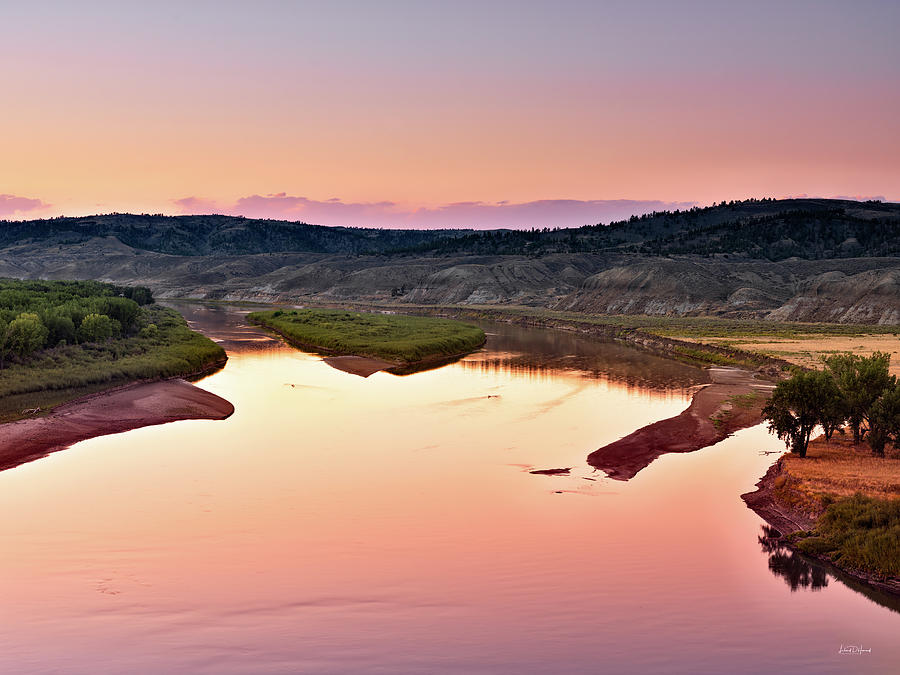 Nature Photograph - Missouri River by Leland D Howard