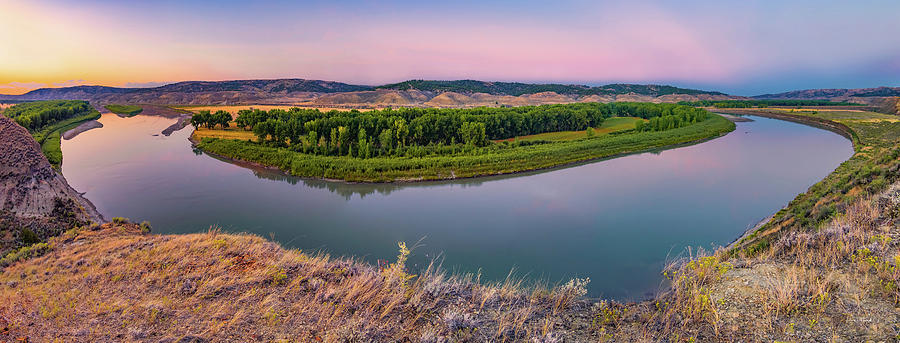Missouri River Panoramic Photograph by Leland D Howard