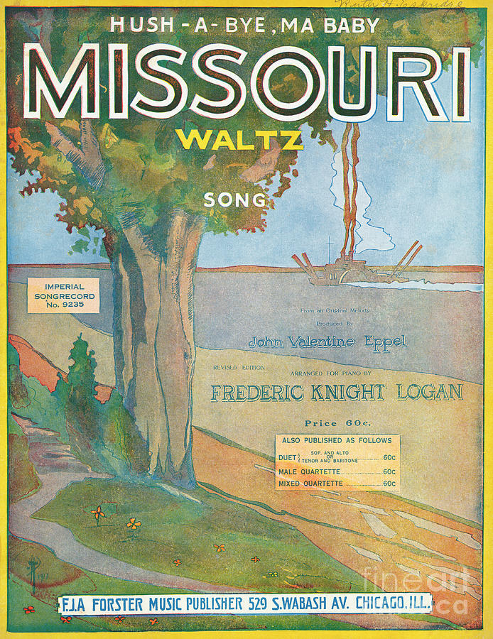 Missouri Waltz Song Sheet Music Cover Photograph by Bettmann