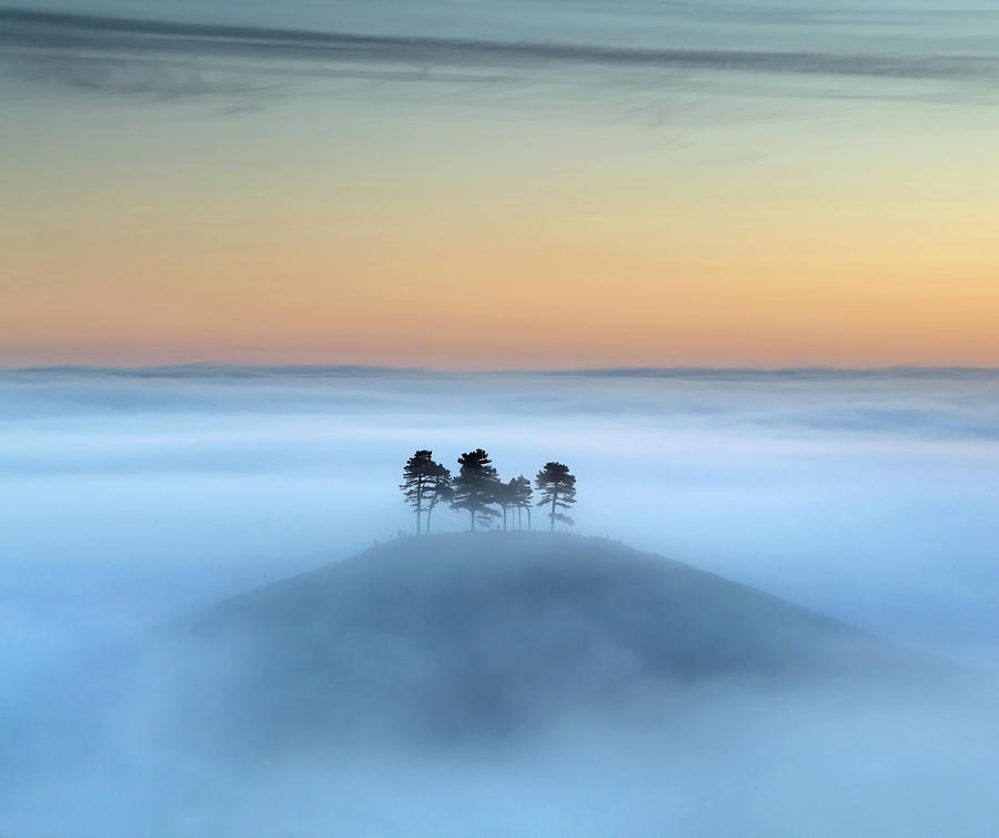 Mists Around Colmers Hill Photograph By Colourful Images That Celebrate