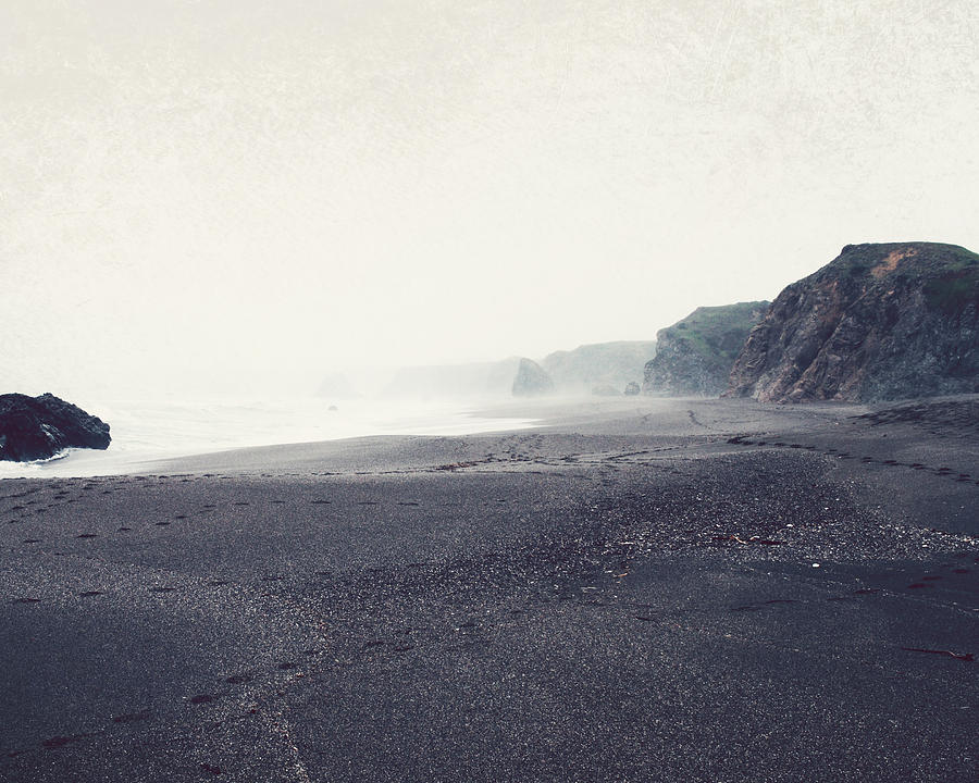 Misty Beach Photograph by Lupen Grainne