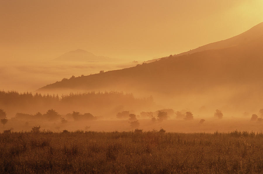 Misty Eildon Hills Photograph by Epics