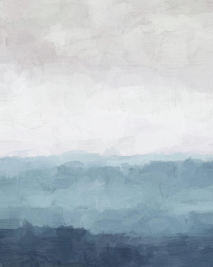 Misty Evening Painting by Rachel Elise