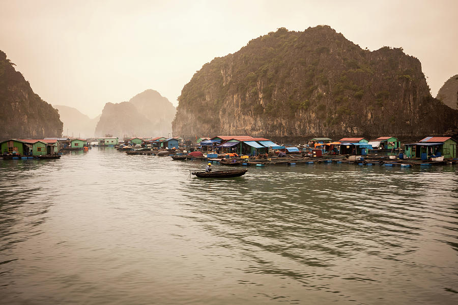 Misty Halong Bay Photograph by @ Didier Marti
