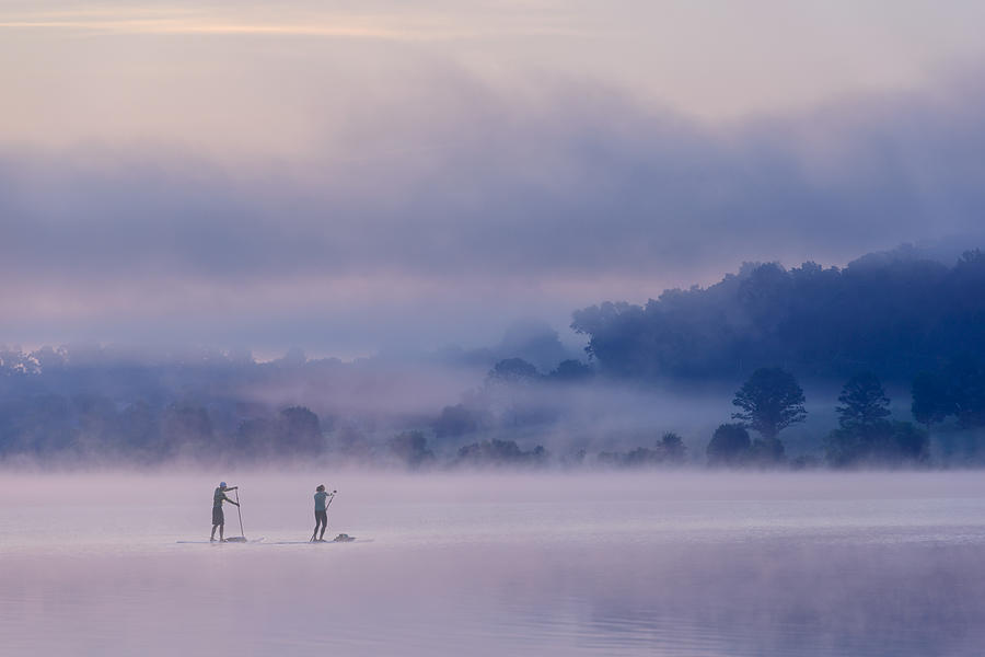 Landscape Photograph - Misty Lake #4 by ??? / Austin Li
