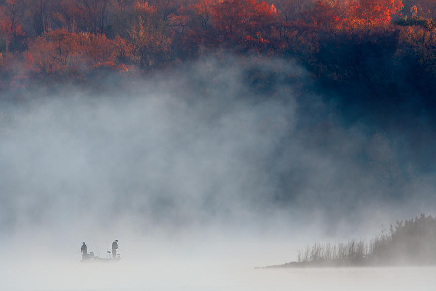 Misty Lake #6 Photograph by ??? / Austin Li