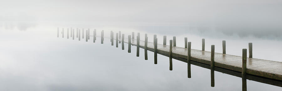 Misty Landscape Photograph by Jeremy Walker